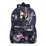 Anime Demon Slayer Backpack Boys Girls Kamado Nezuko School Bag Students