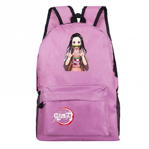 Anime Demon Slayer Backpack Boys Girls Kamado Nezuko School Bag Students
