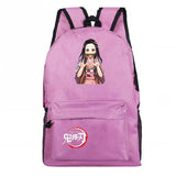Anime Demon Slayer Backpack Boys Girls Kamado Nezuko School Bag Students
