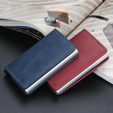 RFID Safe Smart Wallet Anti-theft Holder Small PU Leather Purse