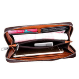 Famous Man Clutch Wallets Male Billfold Money Purse Portfel