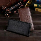 Famous Man Clutch Wallets Male Billfold Money Purse Portfel