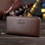 Famous Man Clutch Wallets Male Billfold Money Purse Portfel
