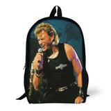 Johnny And Hallyday Mort 17 Inch Shoulder Backpack