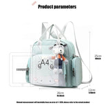 Cartoon Pattern Maternity Backpack Baby Nappy Bag Waterproof