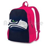 Seattle Seahawks Retro Outdoor Hiking Backpack