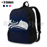 Seattle Seahawks Retro Outdoor Hiking Backpack