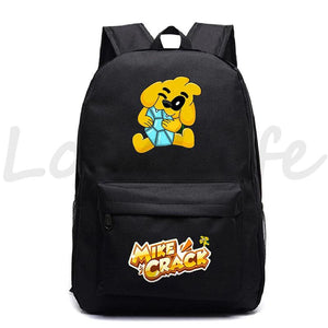 Anime Mikecrack Backpack for Kids Travel Bookbag School Bagpack
