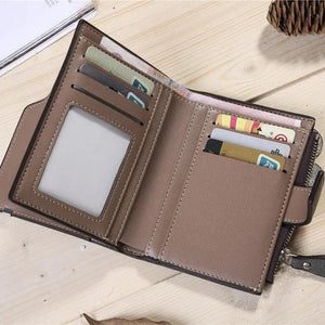 Men's Short Casual Wallet Western Style Multi-function Money Bag