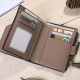 Men's Short Casual Wallet Western Style Multi-function Money Bag