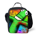 Rainbow Insulated Lunch Bag Large Capacity Portable Lunch Box