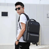 Waterproof Oxford Backpack with USB Port for Laptops