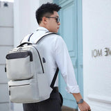 Waterproof Oxford Backpack with USB Port for Laptops