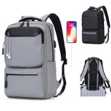 Waterproof Oxford Backpack with USB Port for Laptops