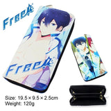Free! Iwatobi Swim Club Rin Matsuoka/Haruka Long PU Wallet