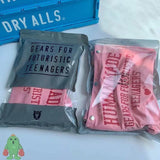 Pink Alphabet Canvas Tote Bag Couple Shoulder Messenger Bags