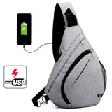 Men Backpacks USB Charging Backpack Teenagers Boys School Bag Male One Shoulder