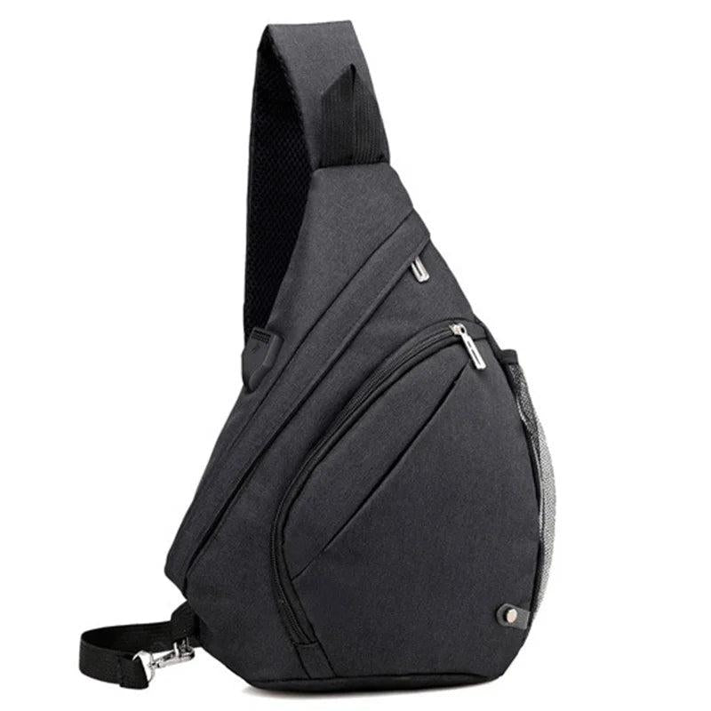 Men Backpacks USB Charging Backpack Teenagers Boys School Bag Male One Shoulder