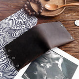 Men's Minimalist Leather Front Pocket Wallet