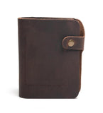 Vintage Crazy Horse Leather Men's Wallet Retro Style Clutch Bag