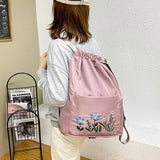 Waterproof DrawString Backpack for Gym Workout Outdoor Running Travel