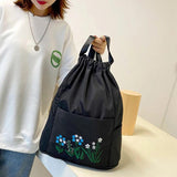 Waterproof DrawString Backpack for Gym Workout Outdoor Running Travel