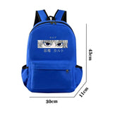 Canvas Backpack Boys Anti-Theft School Backpack Girls Anime Laptop Travel