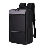Men's Waterproof USB College Backpack 15.6 Inch Laptop Bag