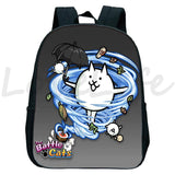 Battle Cats Backpack Kids Cartoon School Bag Boys Girls