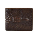 Crocodile Leather Wallet for Men, 3D Design, High Quality