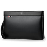 Leather Man Clutch Bag Coins Pocket Purse Envelope Long Wallets