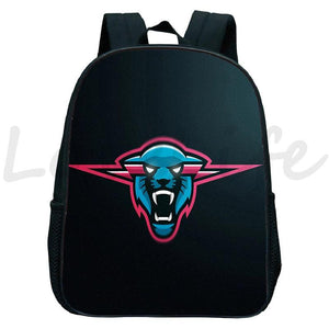 Mr Beast Lightning Cat Backpacks Kids Anime Rucksacks