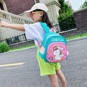 Kindergarten Canvas Dinosaur Backpack for Kids
