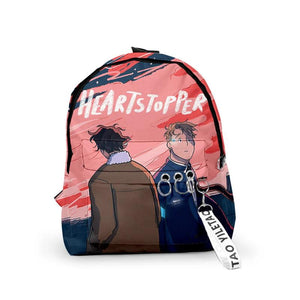 WAWNI Heartstopper Zipper Pack Schoolbag Student Rucksack Travel Bag