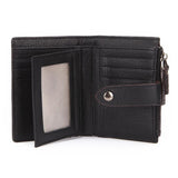 RFID Vintage Leather Wallet Short Man Purse