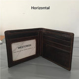 Chinese Dragon Pattern Leather Men's Wallets High Quality Purse