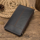 Vintage Leather Clutch Bag Men's Wallet