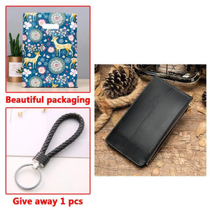 Vintage Leather Clutch Bag Men's Wallet