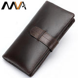 Men Long Wallet Leather Purse Handbags Business Clutch Coins 6018