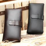 Men Long Wallet Leather Purse Handbags Business Clutch Coins 6018