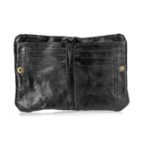 Soft Cowhide Bifold Purse with Zipper for Father's Christmas Gift