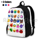 Outdoor Hiking Backpack Waterproof Camping Travel Slime-Dentification Chart