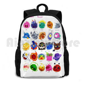 Outdoor Hiking Backpack Waterproof Camping Travel Slime-Dentification Chart