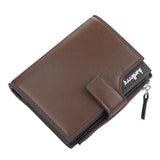 Baelerry Men Wallet PU Leather High Purse Money Clip Teens Gift
