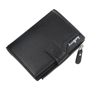 Baelerry Men Wallet PU Leather High Purse Money Clip Teens Gift