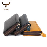 Cowhide Long Wallet Unisex Vintage Wallets