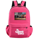 Waterproof School Bag Canvas Travel Backpack