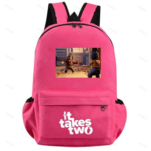 Waterproof School Bag Canvas Travel Backpack