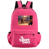 Waterproof School Bag Canvas Travel Backpack