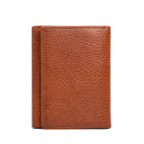 Mens Vintage Leather Wallet Trifold Son Husband Gift